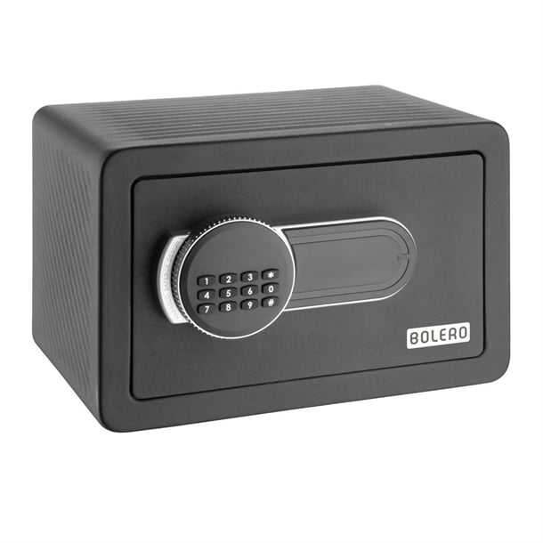 Bolero Standard Hotel Room Safe Black 200x310x200mm