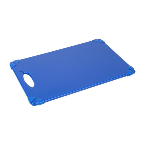 Tablecraft Grippy Cutting Board 18'' X 12'' X ½" Blue