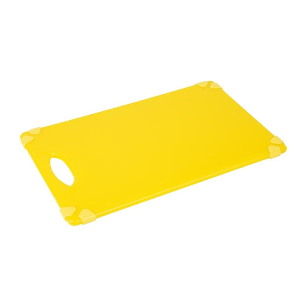 Tablecraft Grippy Cutting Board 18'' X 12'' X ½" Yellow