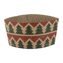 Fiesta Recyclable Christmas Cup Sleeves for 8oz Hot Cups (100 Pack)