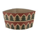 Fiesta Recyclable Christmas Cup Sleeves for 12oz Hot Cups (100 Pack)