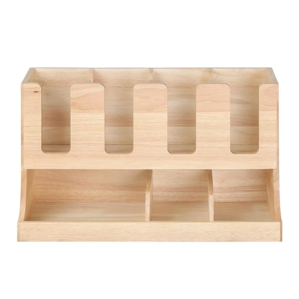 Olympia Cup and Condiment Station Hevea Wood 450x120x240mm