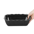 Olympia Kristallon Medium Salad Crock - Black