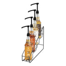 Olympia Syrup Bottle Stand Black Wire 400x105x320mm