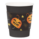 Fiesta Recyclable Halloween Cups Sleeves for 8oz Hot Cups (100 Pack)