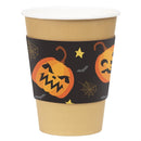 Fiesta Recyclable Halloween Cups Sleeves for 12oz Hot Cups (100 Pack)