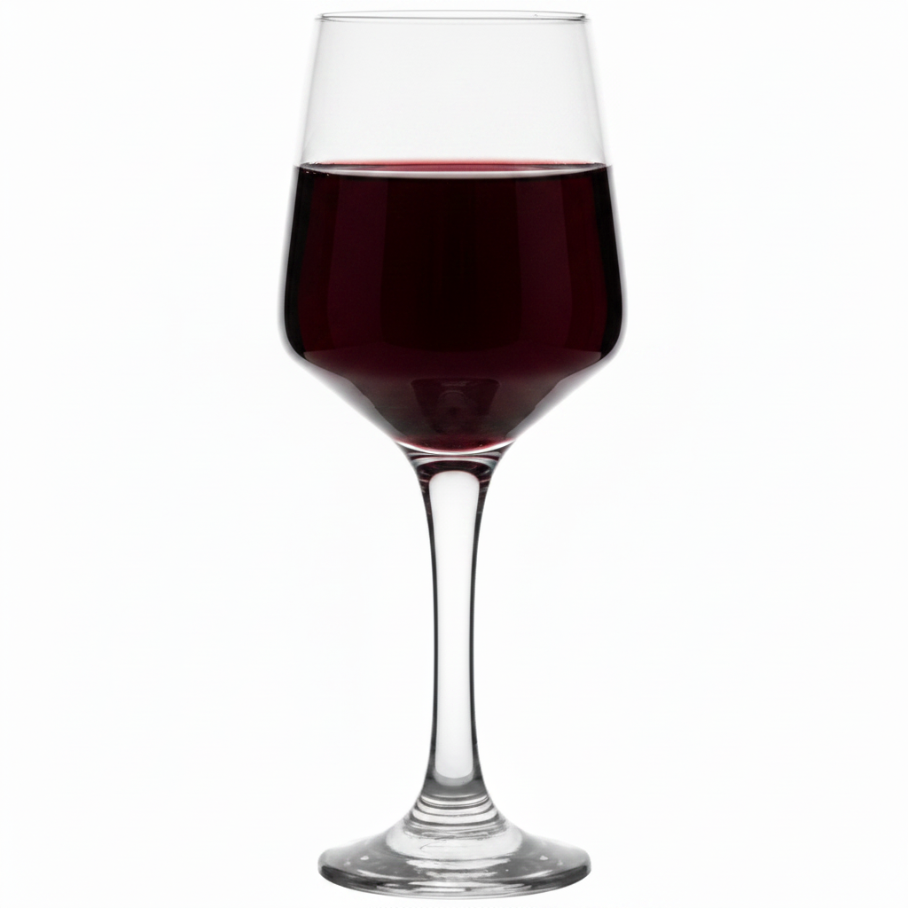 King Water Glass with Red Wine