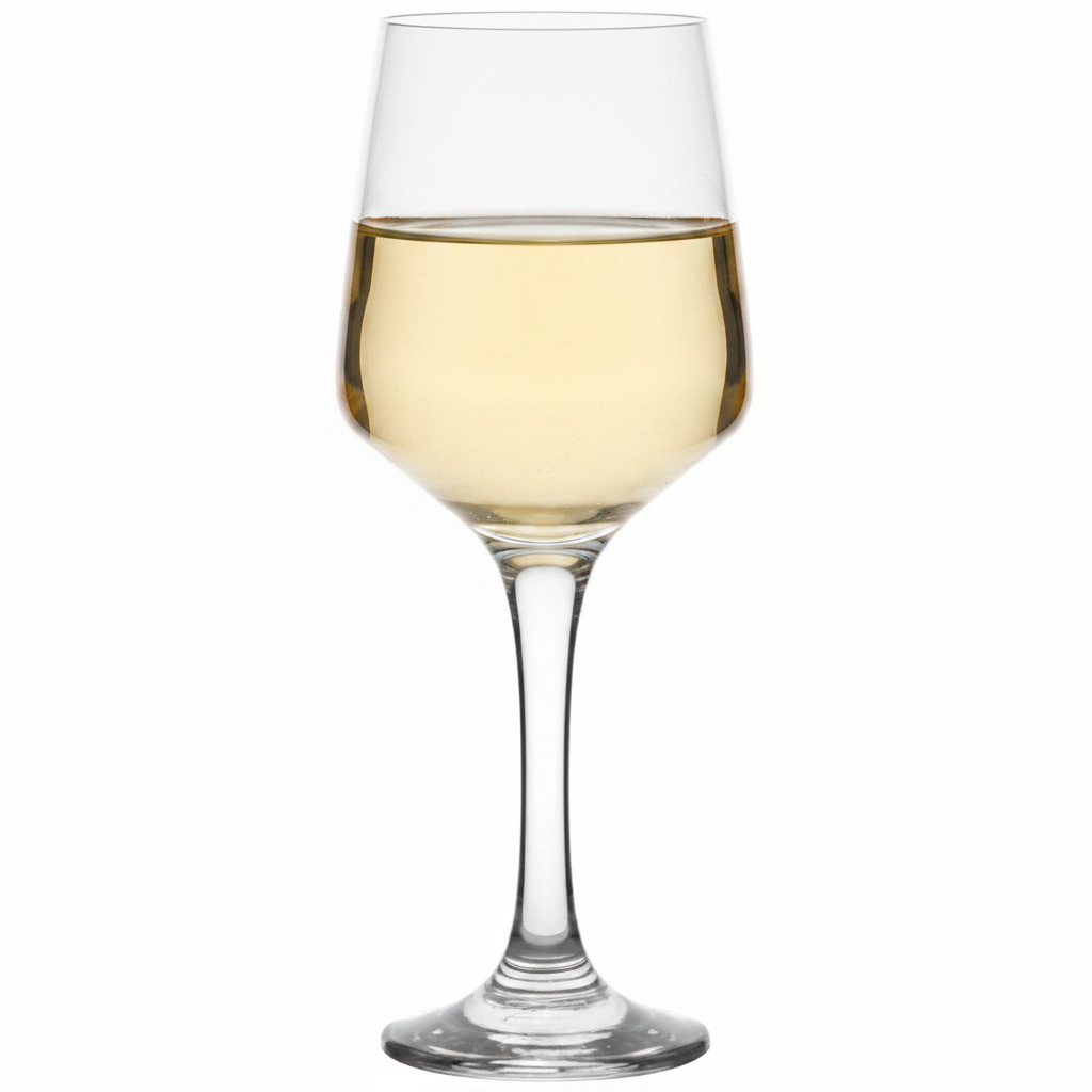 King Water Glass with White Wine
