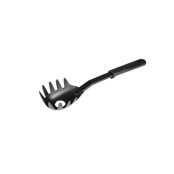 High-Heat Nylon Pasta Fork, 28.9 cm, Black