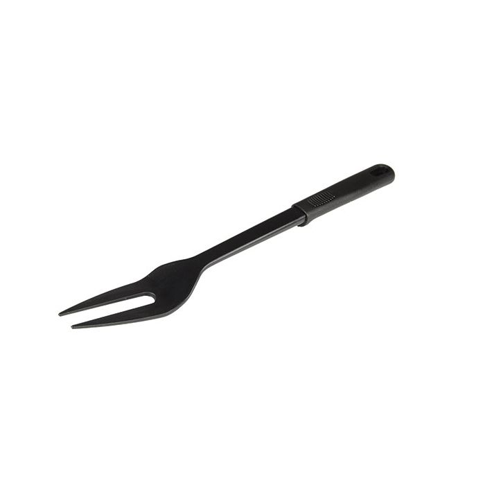 High-Heat Nylon 2-Prong Fork, 32.4 cm, Black