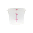 6 Quart runder Frischhaltebehälter, durchscheinend