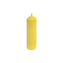 Yellow Wide Mouth Squeeze Bottle 24oz - 710ml - 6 Pack