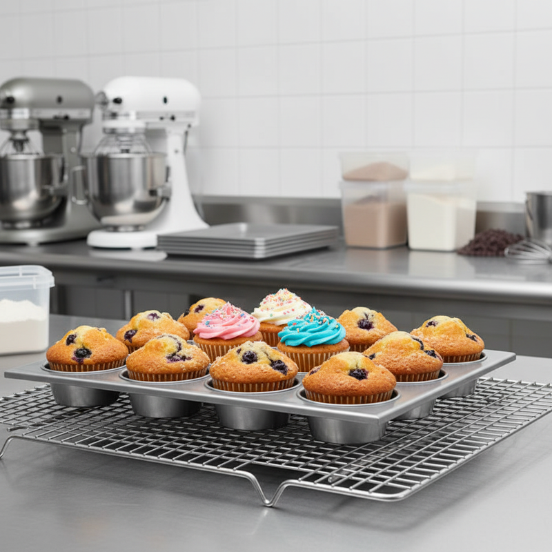 Professional bakery display