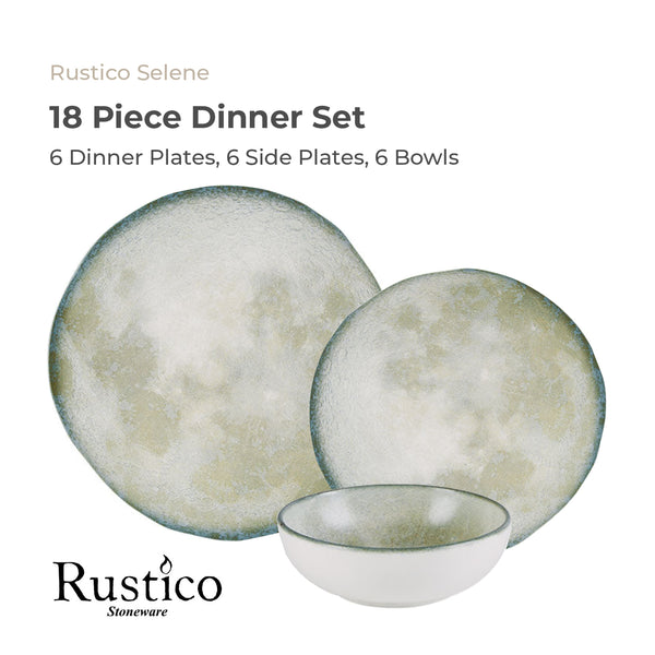 Rustico Selene 18-teiliges Tafelservice