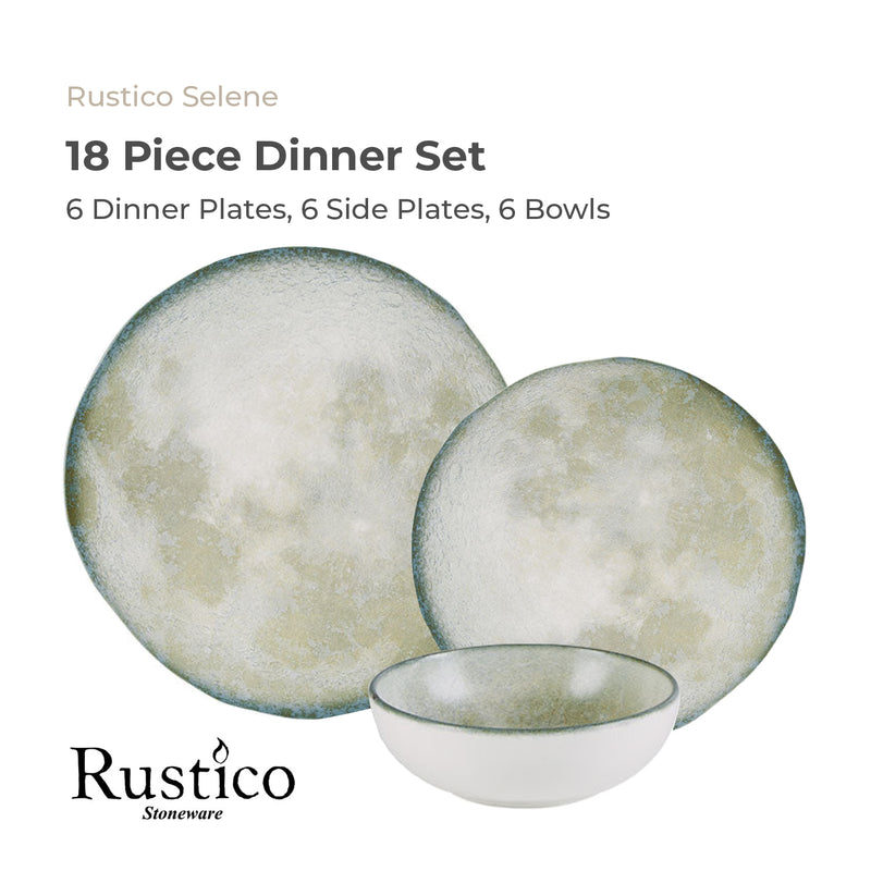 Rustico Selene 18-teiliges Tafelservice