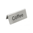 Stainless Steel Coffee Table Sign
