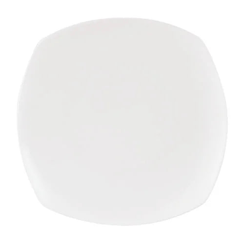 Quadratische Teller aus feinem Knochenporzellan für Kenner