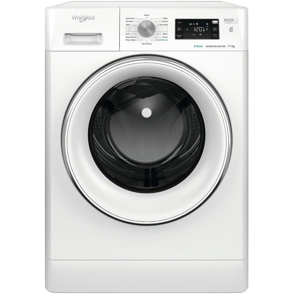 Whirlpool AWG1114D 11kg Front-Load Washing Machine, 1400rpm – A Rated