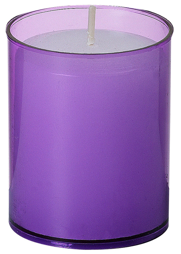 Bolsius Relight Purple 24 Hour Candle Refill  64/52mm- Box of 20
