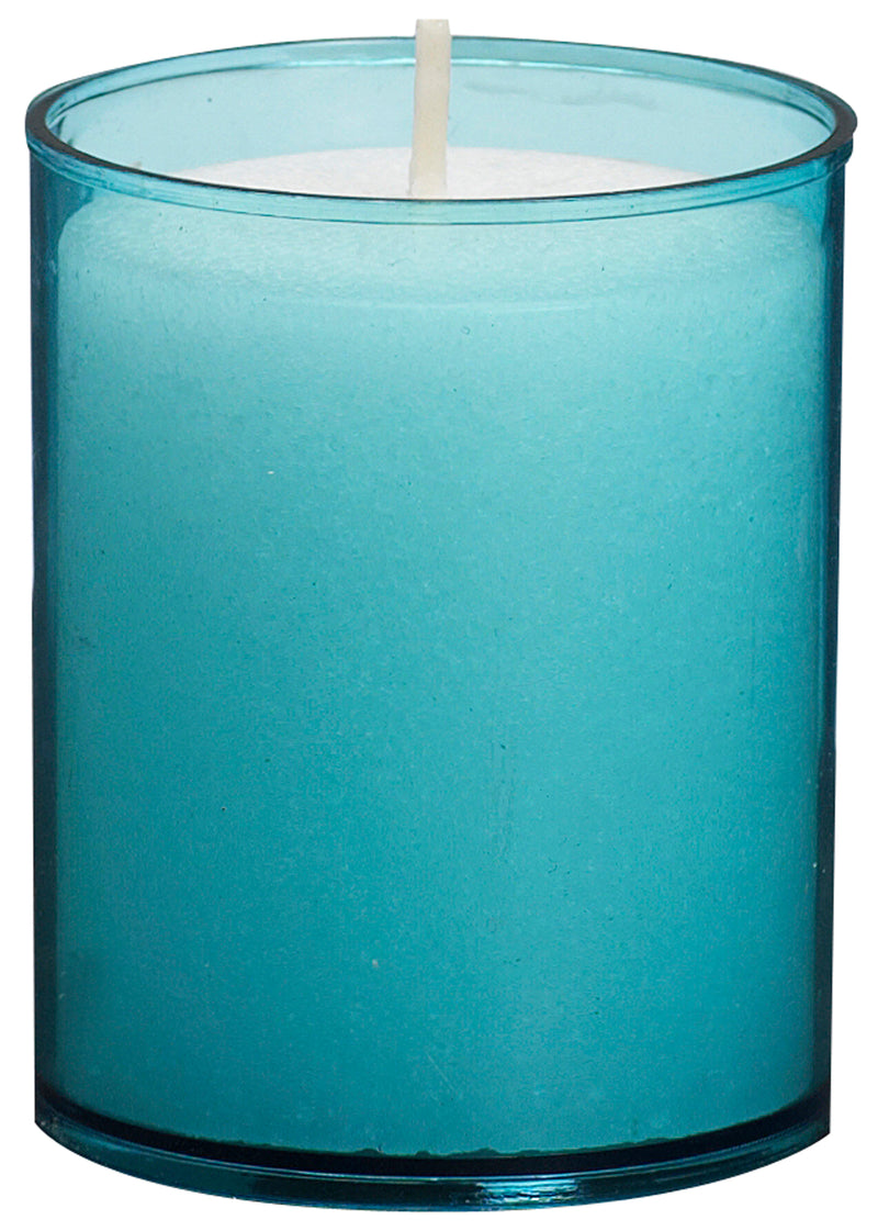 Bolsius Relight Aquablue 24 Hour Candle Refill  64/52mm- Box of 20