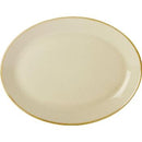 Porcelite Seasons Wheat Oval Plates 30 x 23cm / 12 x 9 - Pack of 6