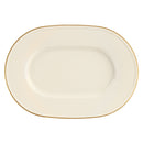 Line Gold Band Oval Plates 25cm - Pack of 6
