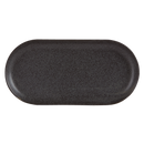 Porcelite Seasons Graphite Narrow Oval Plates 32 x 20cm / 12 ½ x 8 - Pack of 6