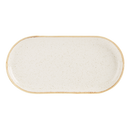 Porcelite Seasons Oatmeal Narrow Oval Plates 30 x 15cm / 12 x 6 - Pack of 6