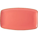 Porcelite Seasons Coral Rechteckiger Teller 31 x 18 cm / 12 x 7 – 6er-Pack