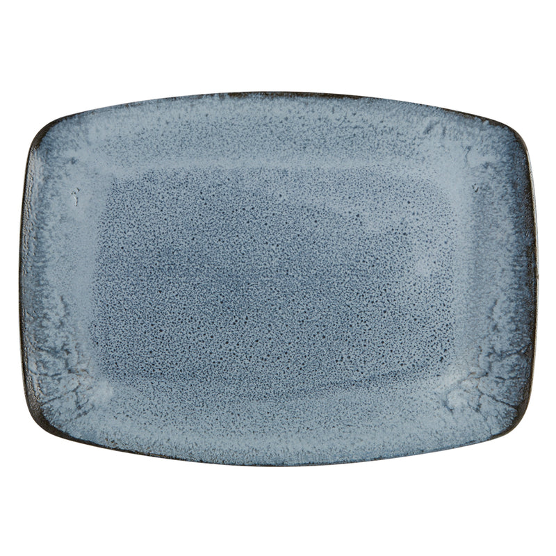 Porcelite Aura Glacier Rectangular Plates 27cm / 10 ½ - Pack of 6