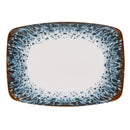 Porland Enigma Reef Fine China Rectangular Plate 32cm / 12 1/2â€ - Pack of 6