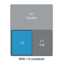 Olympia Whiteware 1/2 Half Size Gastronorm 30mm