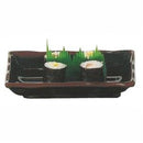 Tenmoku Rechteckige Melamin-Wellenplatte 15-1/2" x 10-3/4"