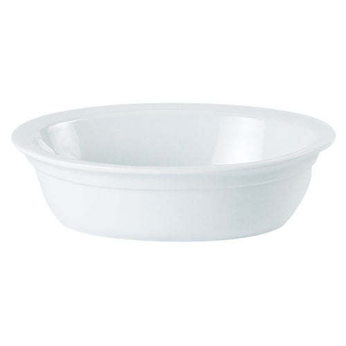Porcelite Lipped Oval Pie Dish 18cm - Pack of 6