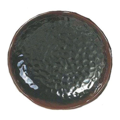 Tenmoku Lotus Shaped Melamine Plate 10 1/2" / 265mm- Dozen