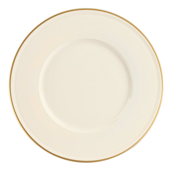 Line Gold Band Plates 20cm - Pack of 6