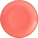 Porcelite Seasons Coral Coupe Plates 18cm / 7'' - Pack of 6