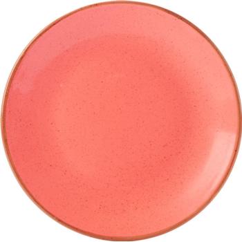 Porcelite Seasons Coral Coupe Plates 18cm / 7'' - Pack of 6