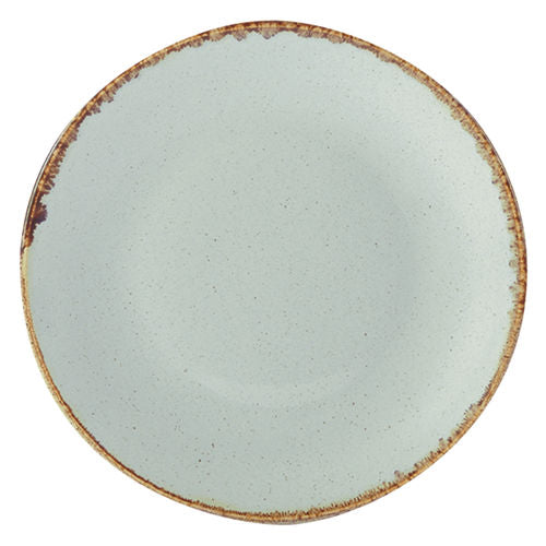 Porzellan-Seasons-Coupé-Teller aus Stein, 18 cm, 6 Stück