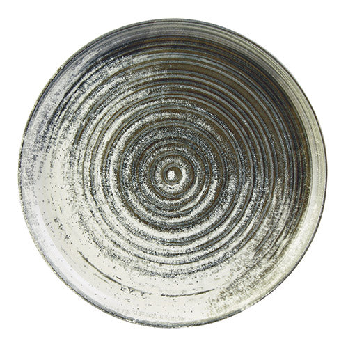 Enigma Swirl Coupé-Teller aus feinem Porzellan, 18 cm, 6 Stück