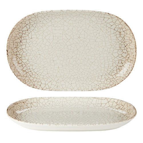 Academy Fusion Scorched Oval Serving Platter 33 x 21cm (13 x 8″) - Pack of 6
