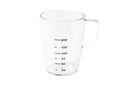Klarer, graduierter Becher mit Griff, 280 ml