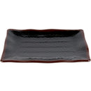 Tenmoku rechteckige Melamin-Wellenplatte 11 1/4" x 7 1/4" – Dutzend