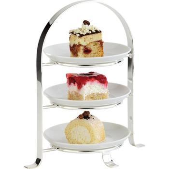 3 Tier Chrome Serving Stand - Kitchway.com