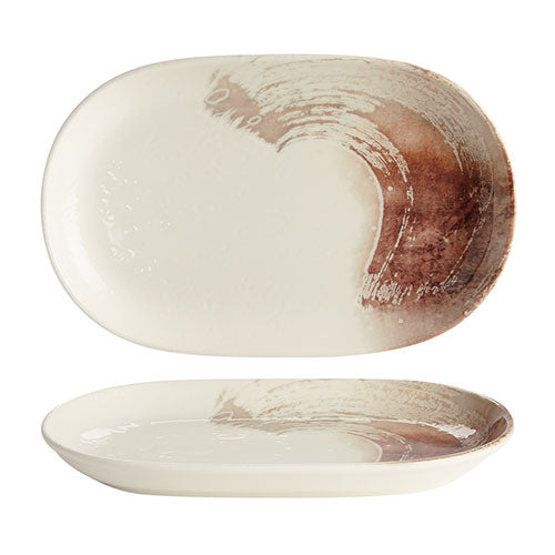 Academy Fusion Palette Oval Serving Platter 28 x 18cm (11 x 7'') - Pack of 6
