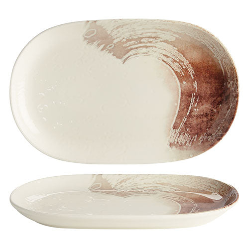 Academy Fusion Palette Oval Serving Platter 33 x 21cm (13 x 8″) - Pack of 6