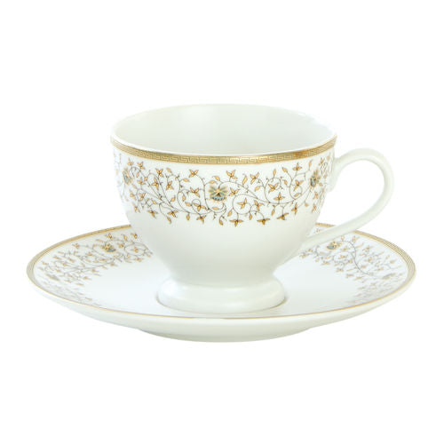 Classic Vine Tea Cup and Saucer - Pack of 6
