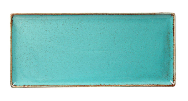 Porcelite Seasons Sea Spray Rechteckige Platten 35 cm x 15,5 cm / 13 ¾ x 6 – 6er-Pack