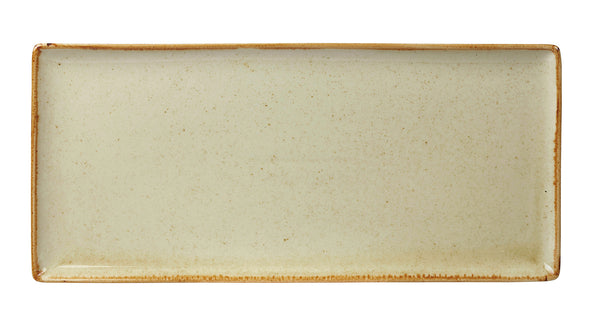 Porcelite Seasons Wheat Rectangular Platters 35cm x 15.5cm / 13 ¾ x 6 - Pack of 6