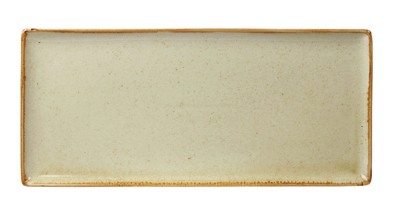 Porcelite Seasons Weizen-Rechteckplatten 35 cm x 15,5 cm / 13 ¾ x 6 – 6er-Pack